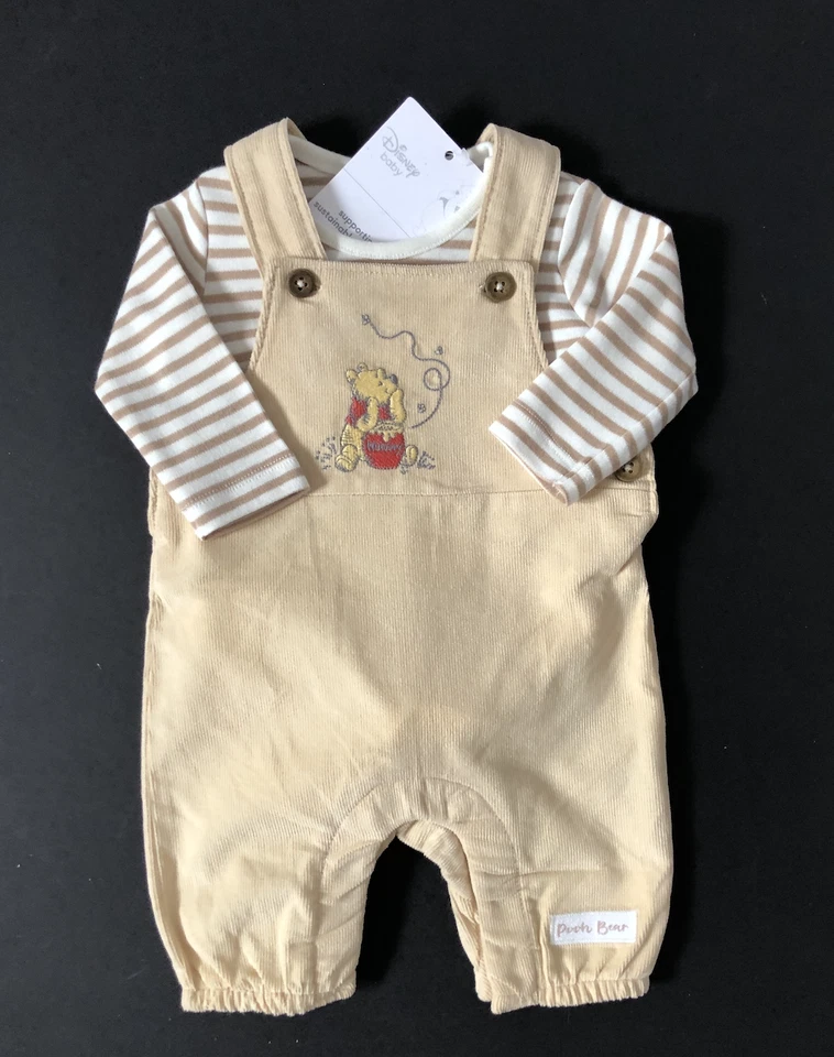 Baby Boys Winnie The Pooh  2 Piece Dungaree Set - Image 1 of 4