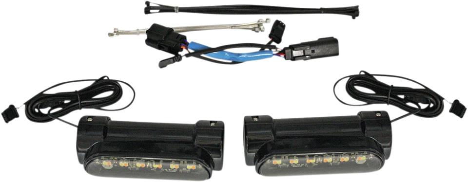 Luz protectora de motor 10-13 para Harley Road Glide Custom FLTRX '10-'13 FLHX negra Foto 1 de 1