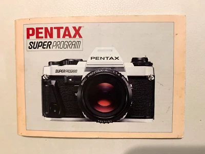 PENTAX SUPER PROGRAM CAMERA INSTRUCTION MANUAL GUIDE BOOK / USER'S INSTRUCTIONS - Image 1 of 3