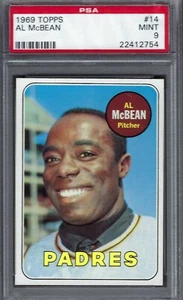 1969 Topps #014 PSA 9 Al McBean Padres 14 - Bild 1 von 2