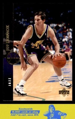 1994-95 Upper Deck Jeff Hornacek #296 Utah Jazz - Image 1 of 2