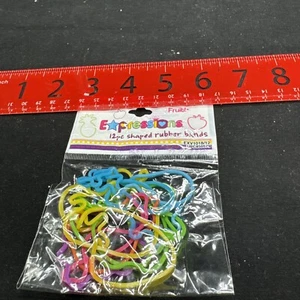 expressions 12 count rubber band bracelets FRUIT - Picture 1 of 4