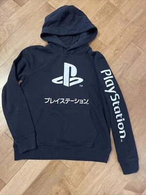 Sudadera Abercrombie Niños Niños Negra Con Capucha PlayStation Talla 13/14 Foto 1 de 4