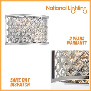 TIM LED Wall Light Dimmable Indoor Decorative Lights with Crystal Glass Beads - Picture 1 of 4