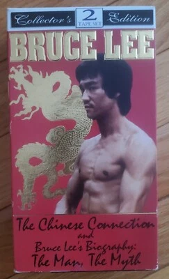 Bruce Lee VHS Tape Set (The Chinese Connection + The Man, The Myth) SHIPS FREE! - Image 1 of 3