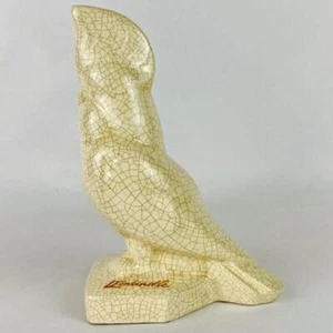Antique Art Deco French c1930s Pottery Cockatoo Bird signed by Louis Fontinelle - Picture 1 of 14