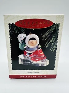 1995 Hallmark Frosty Friends Keepsake Ornament #16 In Collectors Series With Box - Picture 1 of 2