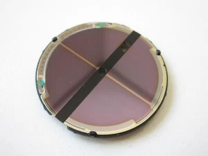 Esfera solar para Shiojiri V122A (Junghans Solar 1) movimiento reloj N.O.S. - Imagen 1 de 3