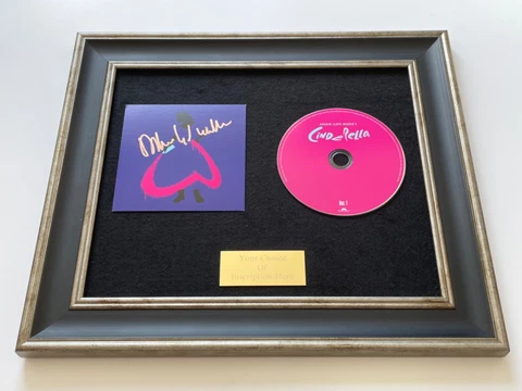 SIGNED/AUTOGRAPHED ANDREW LLOYD WEBBER - CINDERELLA FRAMED CD PRESENTATION Cover