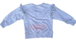 KENZO KIDS Girls' Ruffle Accent Sewatshirt top sweater pullover 4 years A000180 - Picture 1 of 11