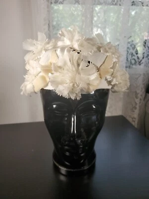 Vintage Women's Pillbox Hat La Rose Hats New York - Imagem 1 de 4