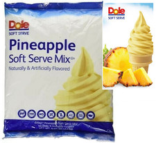 Pineapple Dole Soft Serve Mix - 4.40 Pound Bag