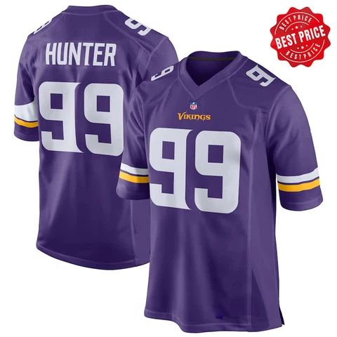 Vikings Danielle Hunter No.99 Jersey Season Game Jersey T-Shirt Purple S-5XL Cover