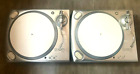 2 X ION TTUSB TURNTABLES (PAIR) - 12" VINYL RECORD DECKS DJ - NO PITCH READ INFO