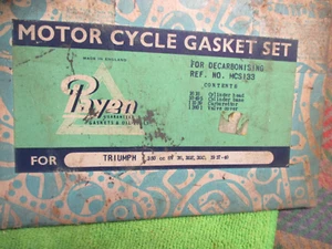 TRIUMPH,gasket set 3S 3SE 3SC,side valve ,NOS - Picture 1 of 1
