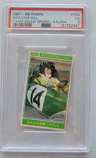 STICKER GRAHM HILL # 104 RARE CAMPIONI DELLO SPORT Panini 1967 68 PSA 3  VALIDA