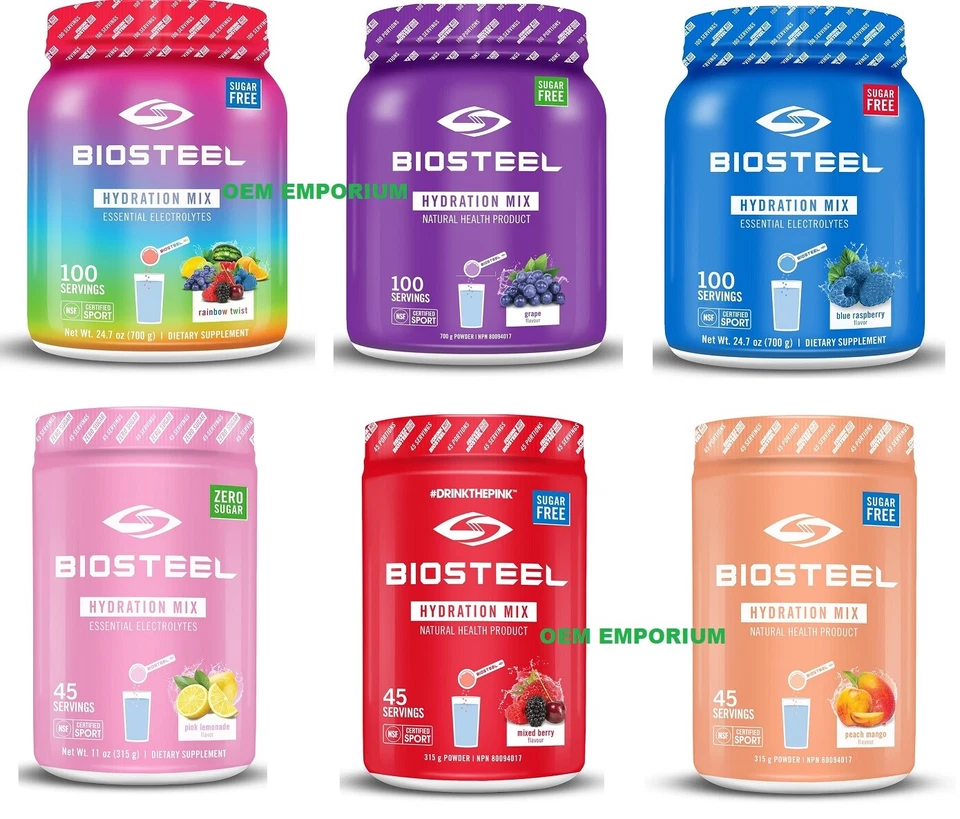 Biosteel Hydration Mix Sport Drink Powder Sugar Free Essential Electrolyte - Image 1 of 1