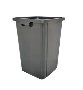 26 Gallon Black Trash Can Garbage Waste Bin Container Heavy Duty Receptacle - Picture 1 of 5