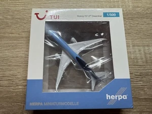 Avión Herpa 534642 TUI Boeing 787-9 Dreamliner 1:500 sin usar en embalaje original - Imagen 1 de 2