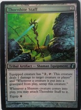 Foil thornbite Staff/beißdornenstab-Morningtide-English (EXCELLENT +)