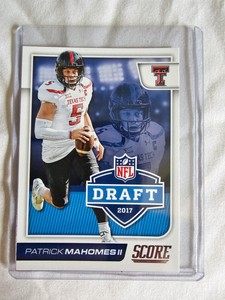 2017 Panini Score  NFL Draft No. 2 Patrick Mahomes II CHIEFS RC ROOKIE