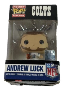 Funko Pocket POP Keychain NFL Andrew Luck Colts Vinyl Figure NIB Collectible - Picture 1 of 4
