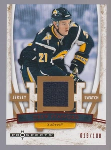 DREW STAFFORD 2007-08 Hot Prospects RED HOT Jersey Swatch #27 SP GAME-USED #/100 - Picture 1 of 2