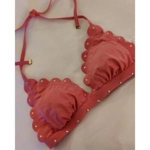 Bikini donna smerlato Kate Spade piccolo rosa legato - Foto 1 di 4
