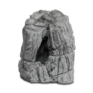 Nano Felsen grau 12x12x13cm - Höhle Versteck Deko Aquarium Steinoptik Garnelen - Bild 1 von 1