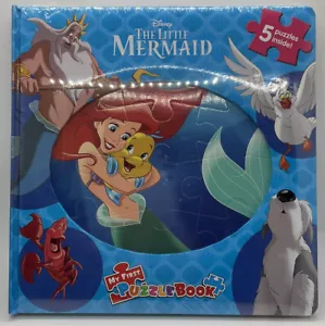 New Disney Little Mermaid Classic My First Puzzle Book (Paperback or Softback) - Foto 1 di 3