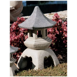 Asian Japanese Temple Pagoda Large Garden Statue - Picture 1 of 5