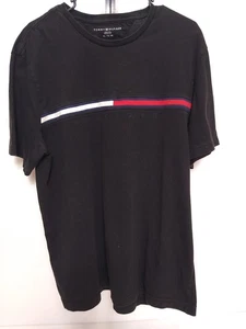 Nice Pre Worn TOMMY HILFIGER Black, Short Sleeve Men's Size XL - Picture 1 of 5