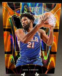 Joel Embiid 2023-24 Panini Select Mezzanine Orange Prizm #397 76ers - Picture 1 of 11