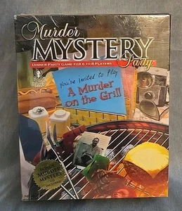 Murder Mystery Party Game Kit: A Murder on the Grill Dinner Party Game SEALED - Picture 1 of 3
