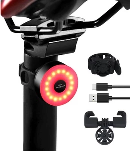 Rear Bike Light 90hrs Autonomy - Compact Size, IP65 Waterproof, USB C Recharg... - Picture 1 of 7