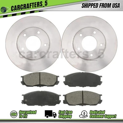 Juego de pastillas de freno de disco delanteras OE para 1992 1993 1994 1995 Mazda 929 3,0 L Foto 1 de 4