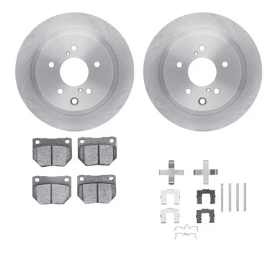 For Nissan 300ZX 1989-1996 R1 Concepts WFUH1-67248 Rear Brake Kit w Optimum Pads Foto 1 de 3