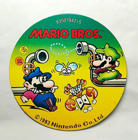 (Game Item) Menko, Famicom, 8350784215, Mario Bros, EX, 1983, Amada, Nintendo 2