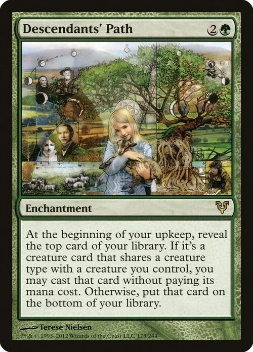 Magic The Gathering MTG DESCENDANTS' PATH Avacyn Restored NM Near Mint - Image 1 of 1