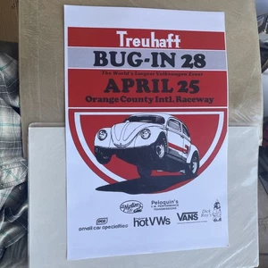 2 CA BUG-IN #28 -1982 VW VOLKSWAGEN Drag Racing, Car Show, OCIR Posters - Picture 1 of 2