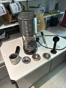 Krups Virtuoso XP442C Espressomaschine - Edelstahl/Schwarz - Bild 1 von 1