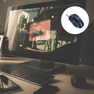 1Pc 6D Mechanical Light Electronic Sports Mouse for Men (Black) - Zdjęcie 1 z 12