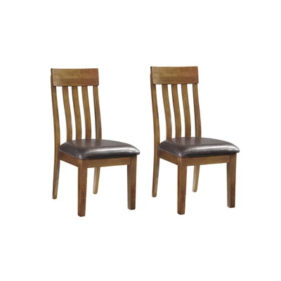 Signature Design by Ashley Ralene Rake Back Dining Room Chair, Set of 2, Brown - Image 1 of 4