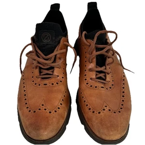 Cole Haan ZEROGRAND Budapester Oxford Herren Schuhe braun britisch hellbraun US 11,5 C31884 - Bild 1 von 10