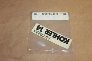 Original Kohler 47 113 309 Aufkleber: 14 PS Magnum - Bild 1 von 2
