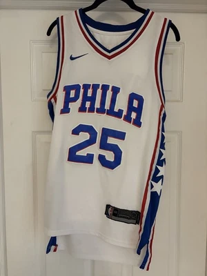 HIGH QUALITY NBA Philadelphia Phila 76ers #25 Nike Ben Simmons Jersey Adult M  - Image 1 of 4