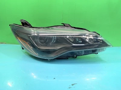 2015 2016 2017 TOYOTA CAMRY ЛЕВАЯ БОКОВАЯ ФАРА СВЕТОДИОДНАЯ ЧЕРНАЯ ОТДЕЛКА OEM - Изображение 1 из 4