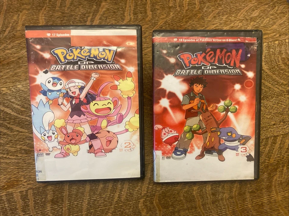 Pokemon DP Battle Dimension Box Set 2 & 3 DVD Foto 1 de 1