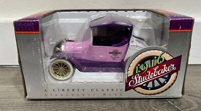 Liberty Classics 1916 Studebaker Sunset Grower Die Cast Bank #20001 1:25 NOS - Image 1 of 4