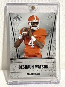 2017 Leaf Draft #7/10 Deshaun Watson Rookie - Picture 1 of 2
